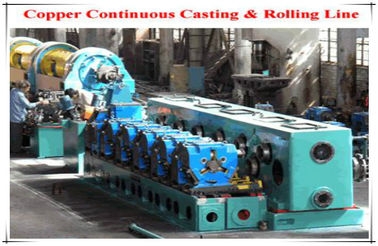 Oval Circular Holes Φ250 Cold Rolling Mill , Copper Rod Two Roll Mill